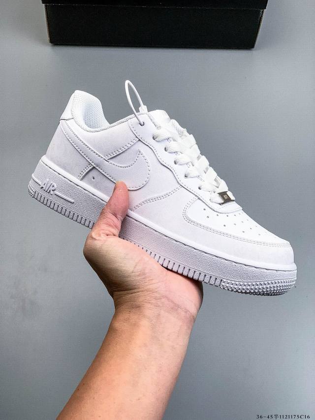 二层真标！耐克Nike Air Force 1 Low 空军一号低帮经典百搭休闲板鞋 1121175C16