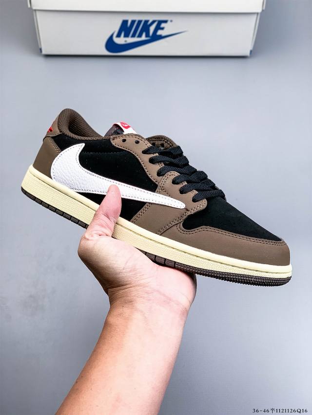 真标半码！耐克Nike Air Jordan Low 1 乔1低帮经典休闲鞋 1121126Q16