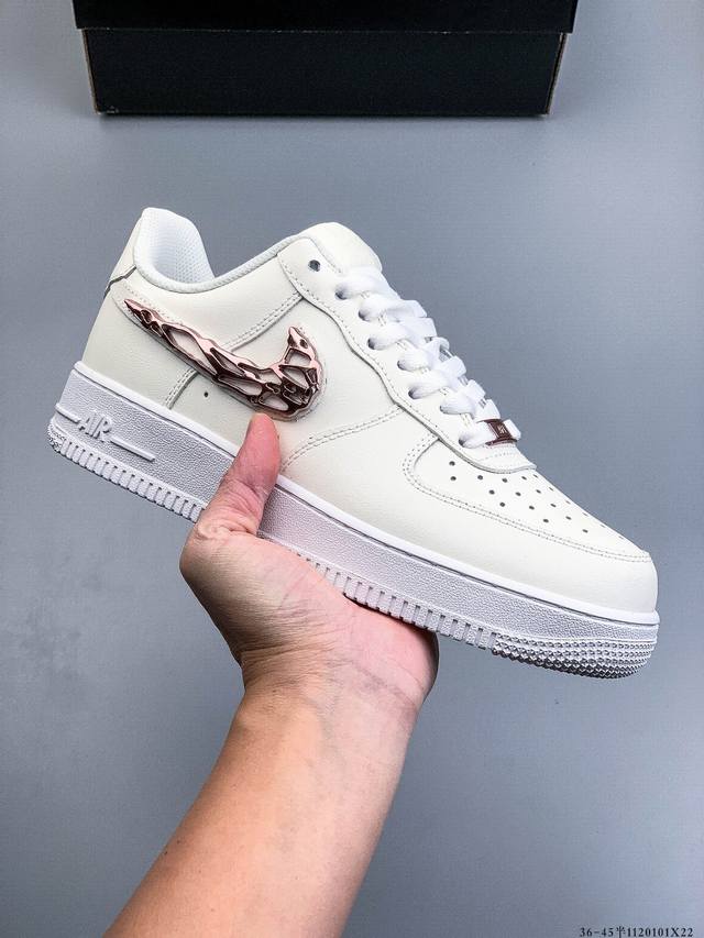 二层真标！耐克Nike Air Force 1 Low 空军一号低帮经典百搭休闲板鞋 1120101X22
