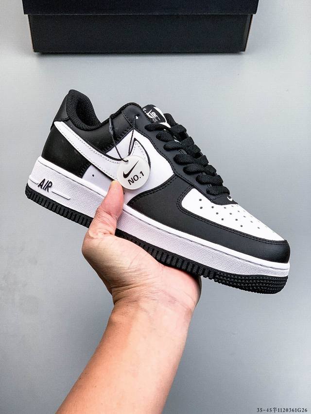 二层真标！耐克Nike Air Force 1 Low 空军一号低帮经典百搭休闲板鞋 1120361G26