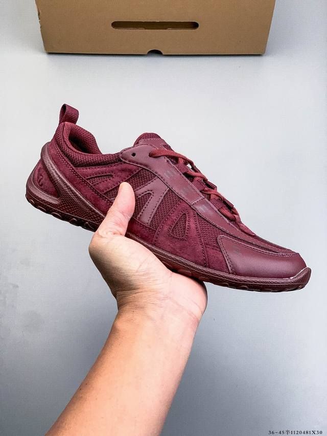 公司级！Ecco Men's Classic Lisbon Lace 爱步 街头趣闯系列系带休闲鞋 代工原单品质#轻盈发泡橡胶鞋底#欧索莱吸汗去臭脚垫 1120