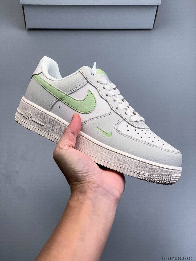 二层真标！耐克Nike Air Force 1 Low 空军一号低帮经典百搭休闲板鞋 1120156S20
