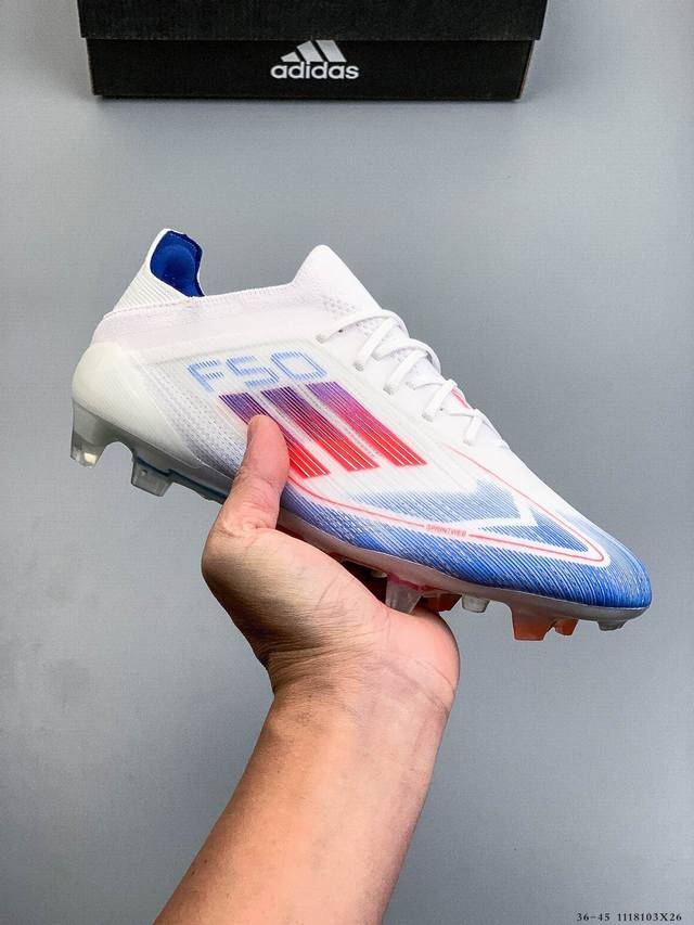 阿迪达斯F50 Elite高端Fg长钉比赛足球鞋 1118103X26