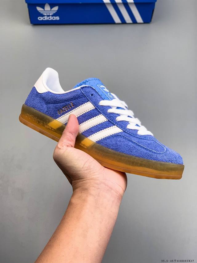 真标半码！阿迪达斯Adidas Gazelle 低帮复古百搭休闲运动板鞋 1118103X17
