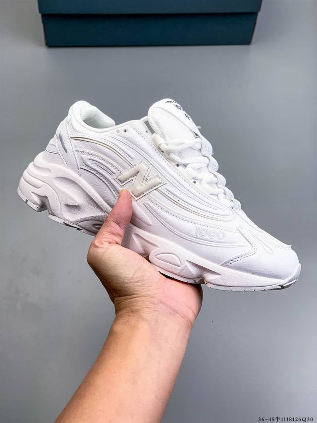 原楦原纸版开发版型#小红书穿搭款式，Nb新百伦New Balance 1000 系列低帮复古老爹风休闲运动跑步鞋 1118126Q30