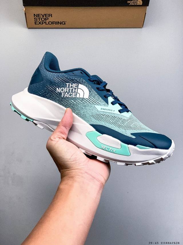 公司级北面The North Face Vectiv Enduris 4 柔软舒适防滑耐磨 低帮 越野跑步鞋 1118861D28
