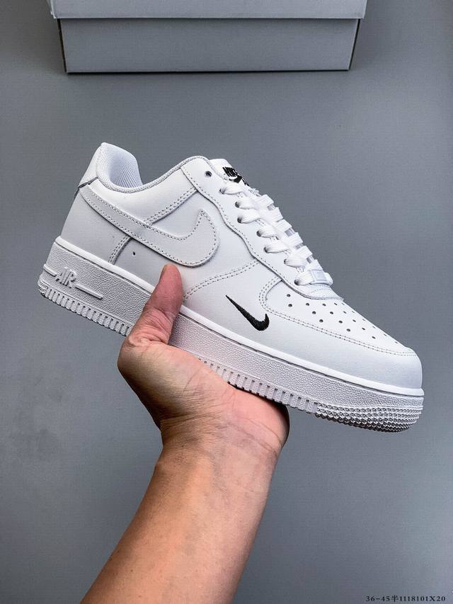 二层真标！耐克Nike Air Force 1 Low 空军一号低帮经典百搭休闲板鞋 1118101X20