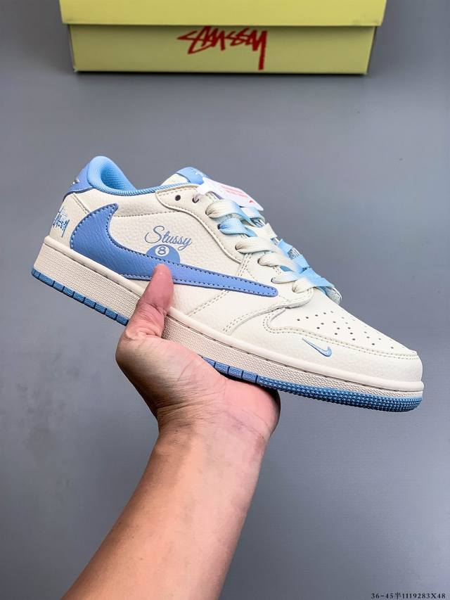 耐克Nike Air Jordan 1 Low Aj1乔1 低帮潮流缓运动休闲板鞋。Aj1 低帮拼接 完美版型真头层牛皮# 内置缓震气垫 原鞋开模 拒绝公底 购
