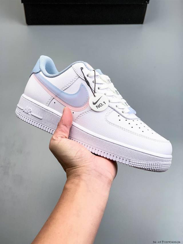 二层真标！耐克Nike Air Force 1 Low 空军一号低帮经典百搭休闲板鞋 1119361G26