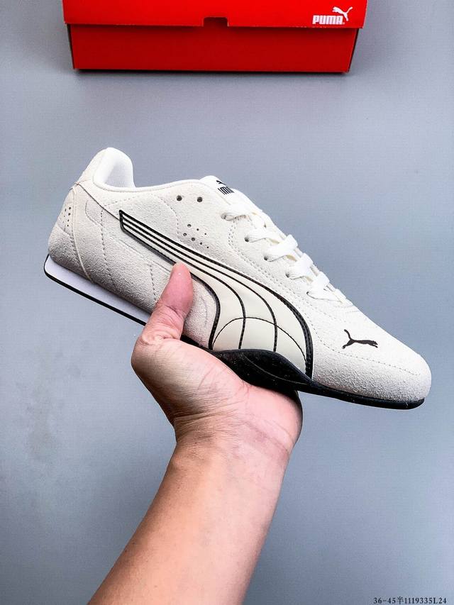 puma Speedcat The Open Yy彪马 防滑耐磨时尚运动休闲鞋 支持侧踏时的踏步工作 即使在健身房等使用环境中也能确保透气性 像吸盘一样的设计是