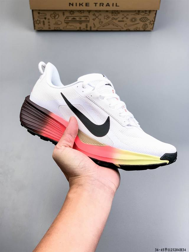 公司级！Nike Reactx pegasus Trail 6 耐克 轻便缓震 越野跑步鞋 兼顾迅疾外观和稳固脚感 后跟覆面和中足动态支撑巧妙融合 缔造稳定顺畅