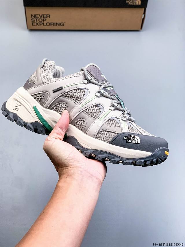北面The North Face Hedgehog 06 网布 Goretex 舒适百搭 防滑耐磨防水透气 低帮 徒步鞋 1125101X42
