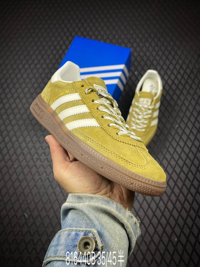 B 真标 Adidas Handball Spezial 三叶草复古休闲板鞋 Ki5939 尺码：35 36 36.5 37 38 38.5 39 40 40.