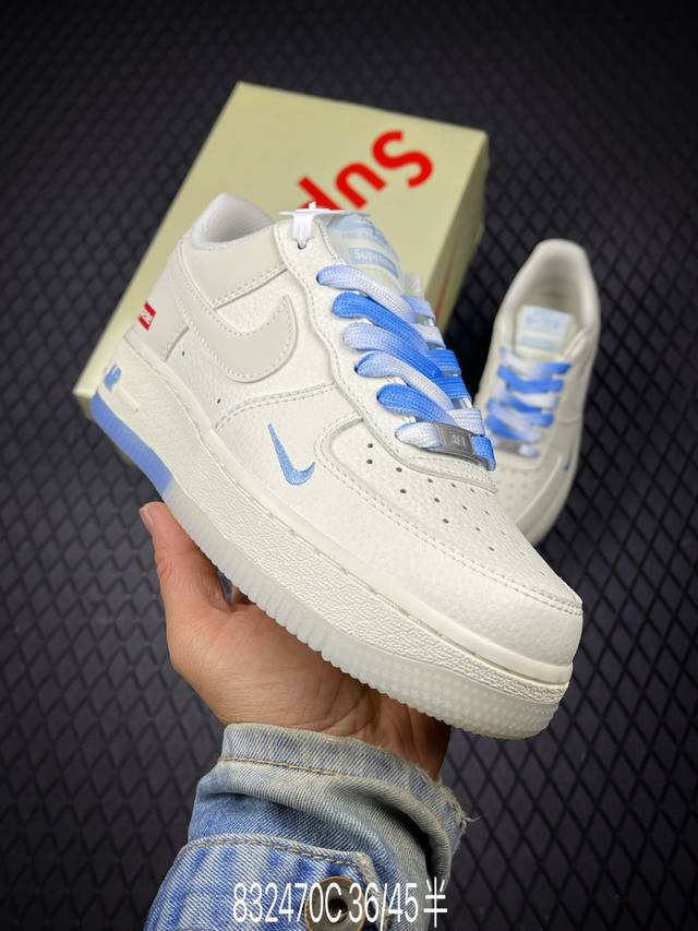 C 公司级Nike Air Force 1‘07 原楦头原纸板 打造纯正低帮空军版型 专注外贸渠道 全掌内置蜂窝气垫 原盒配件 原厂中底钢印、拉帮完美 货号:B