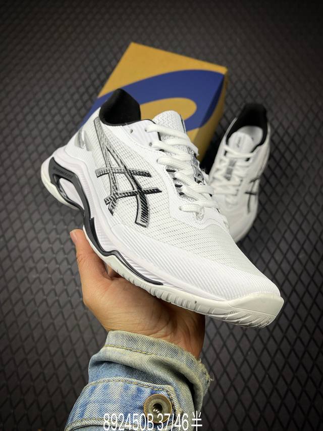 B Asics Netburner Ballistic Ff 4 亚瑟士 专业训练鞋 轻量舒适透气材质 升级全新缓震中底部位科技材质 货号:1051A088-1