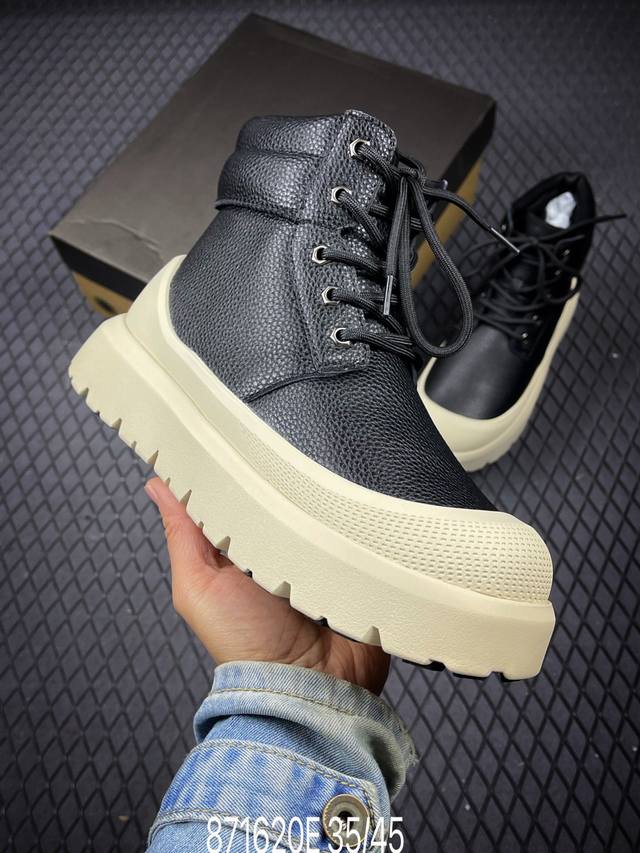 E Ugg 25Ss新款 王一博二代系列 高帮 4Cm厚底 广州外贸大厂生产 鞋头到鞋垫真羊皮毛一体 独立外盒包装 芯片 带防水工艺 区别市面任何版本 独立原版