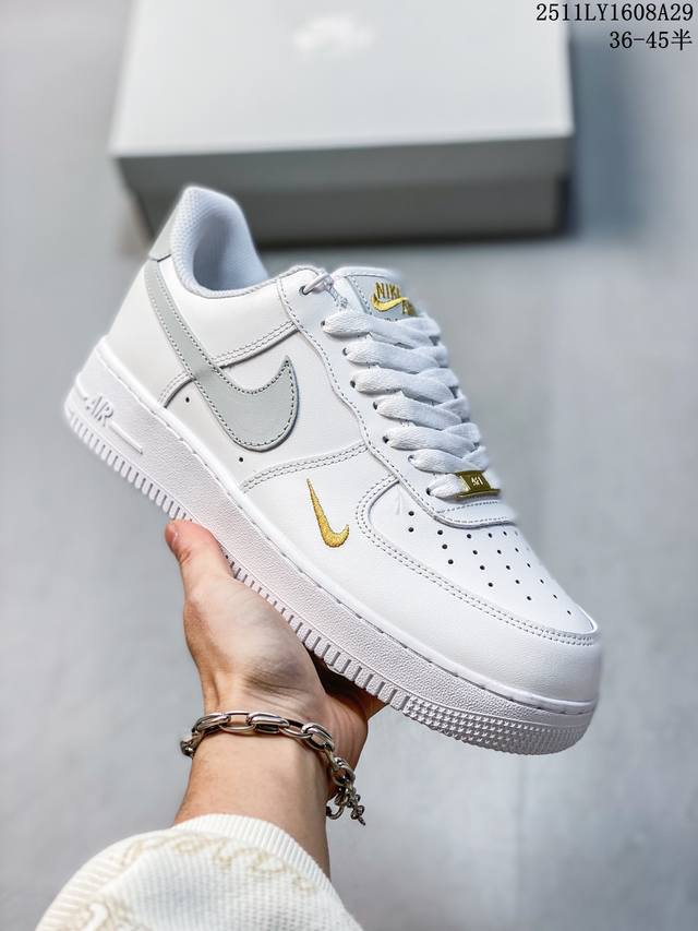长期补货 Nike Air Force 1 Low 小权志龙白黑 空军一号低帮运动休闲板鞋 原楦头原纸板 打造纯正空军版型#专注外贸渠道 全掌内置蜂窝气垫 #原