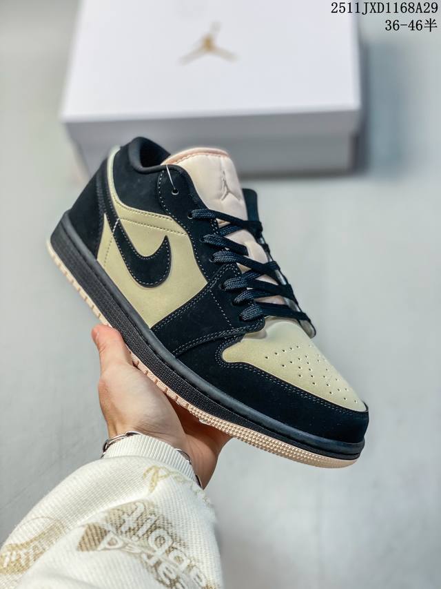 定制球鞋 Jordan Air Jordan 1 暴走萝莉 多巴胺 马卡龙 情侣 低帮 复古篮球鞋 男女同款 黑粉 主货号:Dc0774-003 Team990