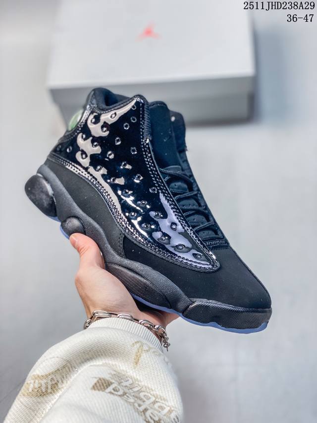 真标Nike Air Jordan 13 耐克 迈克尔 乔丹Aj13代复古中帮文化休闲运动篮球鞋 货号:414571-012 尺码:36-47 Id:Jed10