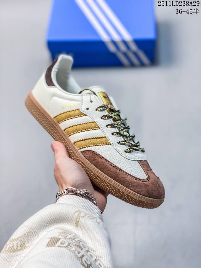 真标Adidas Originals Samba 阿迪达斯 桑巴舞系列绅士德训足球风百搭休闲运动板鞋 贷号:Ki8887 尺码:36 36.5 37 38 38