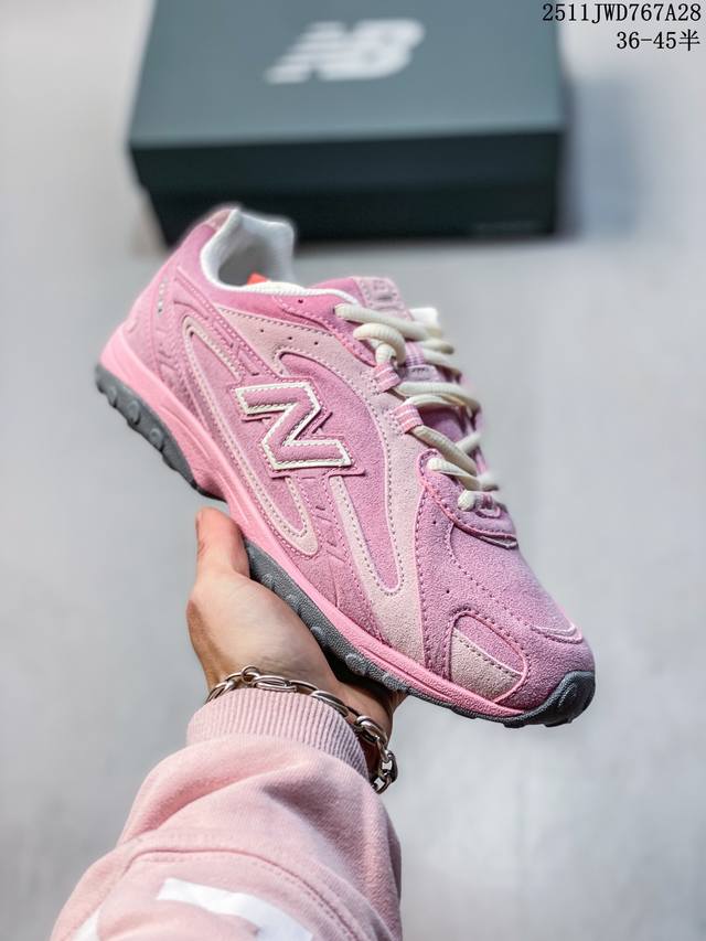 New Balance 新百伦204 系列 复古休闲运动百搭老爹跑步鞋 #采用猪巴革组合网织鞋面材质 #3层组合底模精密开发 #中底嵌入碳板缓震及后跟嵌入Tpu