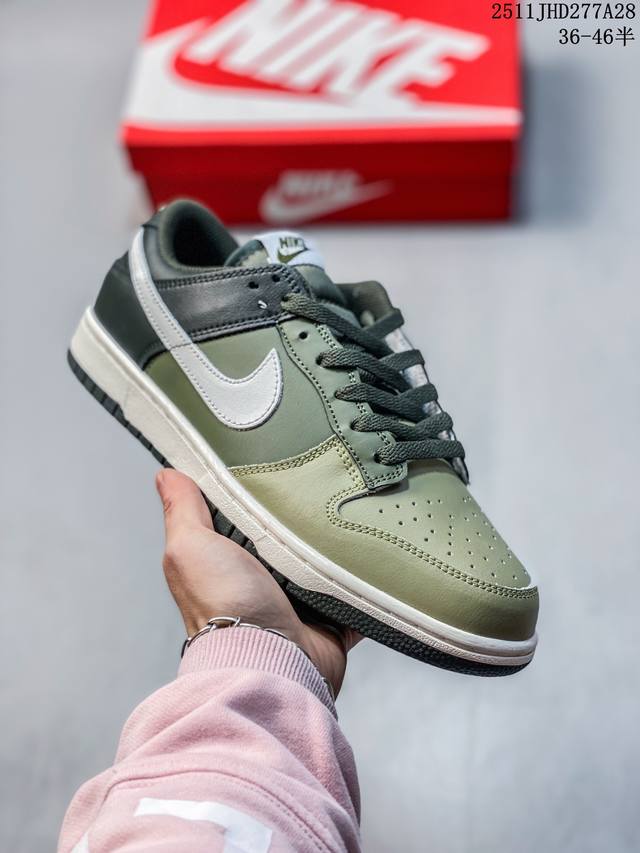 Nike Dunk Low Retro Color:Medium Olive Sail-Medium Olive Olive Moyen Olive Moyen