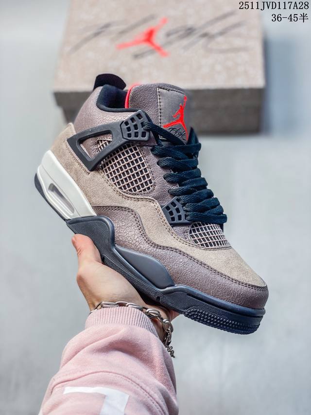 公司级Aj4 Air Jordan 4 Retro ” Infrared “ Aj4乔4 男子文化篮球鞋 大厂出品 主力合作工厂p 全新模具开发 纯正4代正确鞋