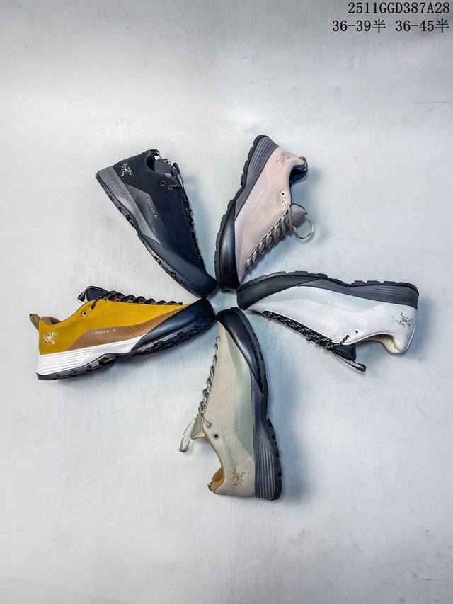 Arc’ Teryx 始祖鸟 Konseal Lt 轻量防滑轻便耐磨低帮越野跑步鞋 利用先进的技术、更轻但可靠耐用的材料和高度专注的设计流程，我们创造了我们最轻