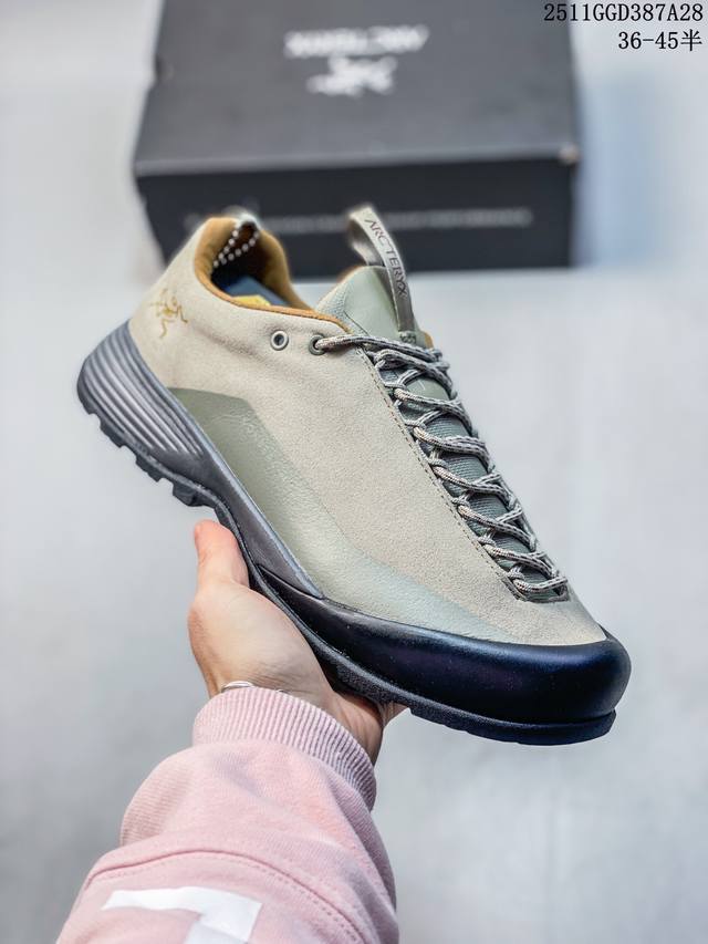 Arc’ Teryx 始祖鸟 Konseal Lt 轻量防滑轻便耐磨低帮越野跑步鞋 利用先进的技术、更轻但可靠耐用的材料和高度专注的设计流程，我们创造了我们最轻