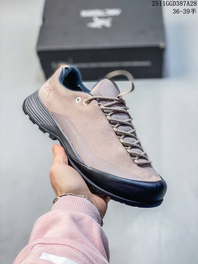 Arc’ Teryx 始祖鸟 Konseal Lt 轻量防滑轻便耐磨低帮越野跑步鞋 利用先进的技术、更轻但可靠耐用的材料和高度专注的设计流程，我们创造了我们最轻