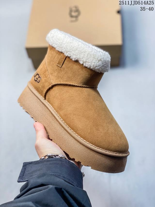 Ugg 雪地靴 Ugg Heritage Utility Sneaker 传统实用运动鞋 Ugg元素与经典运动鞋的氛围相结合，融合了传统与创新。鞋面采用全粒皮革