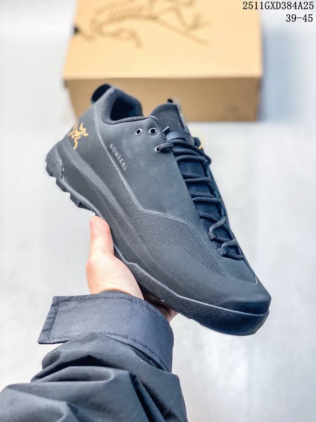 Arcteryx始祖鸟 Konseal Shoe 舒适 防滑耐磨透气支撑抓地 登山鞋 正确原盒 全鞋采用头层麂皮 耐磨防滑黄金V底 莞产高品质 区别市场通货 代