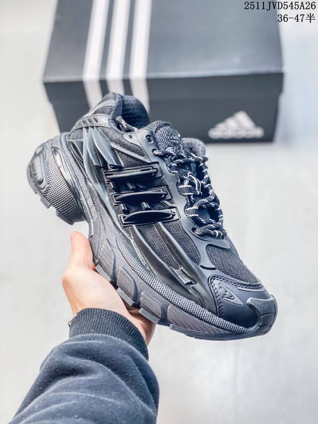 36-47半码 阿迪达斯Adidas复古白橙黑老爹鞋厚底增高百搭跑步鞋男女低帮休闲运动鞋 11Jvd545A26