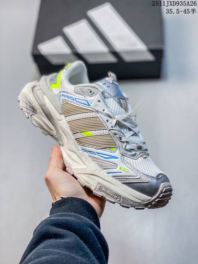 破晓风暴机甲！ Adidas Xlg Storm Edge 舒适百搭 防滑耐磨 老爹鞋 男女同款 35.5-45带半码 11Jxd935A26