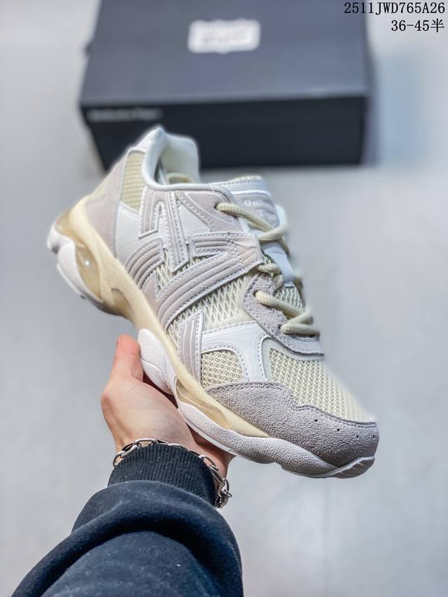 公司级：Onitsuka Tiger鬼塚虎 Ulti Rs Tigrun 时尚百搭 耐磨 低帮运动休闲鞋 全新Icon Logo 采用特色网布和皮革的异材质拼接