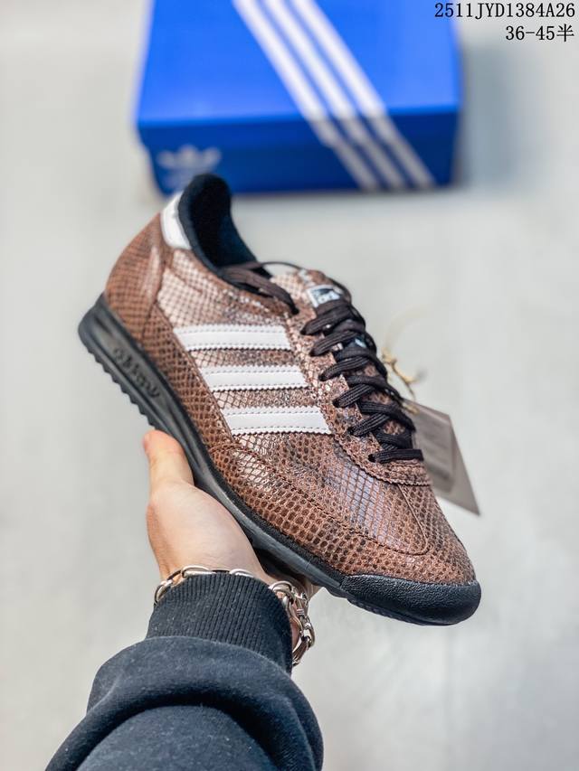 公司级Adidas Sl 72 Og 阿迪达斯 三叶草 复古休闲跑步鞋休闲运动鞋 货号:Js3981 尺码:36-45半码 11Jyd1385A26