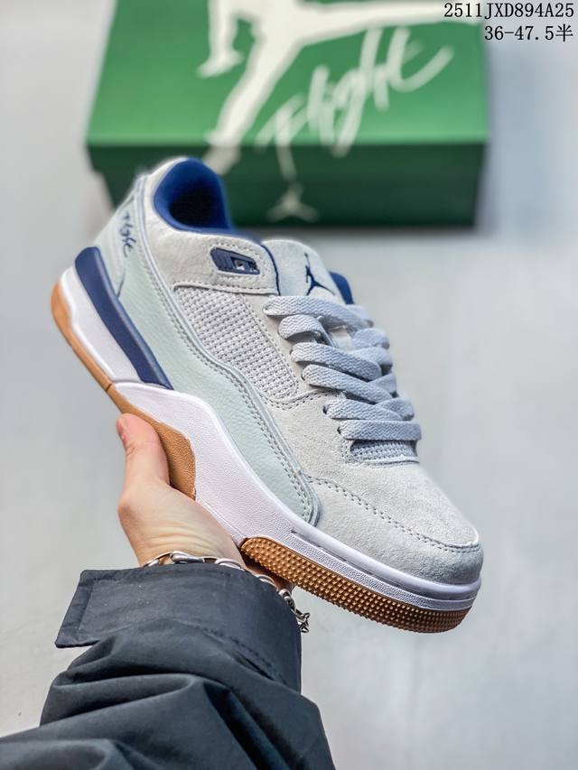 公司级Who Decides War X Nike Jordan Flight Court Ate 搭防滑耐磨 低帮 耐克复古篮球鞋 货号:Ib4414-100