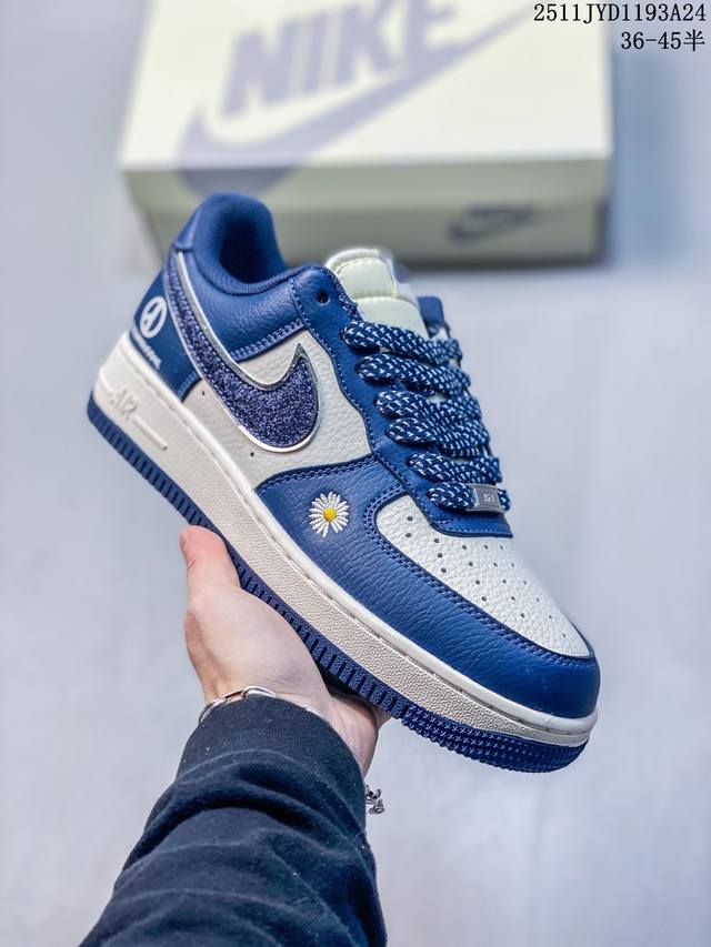 权志龙联名 海外限量发售！公司级Nike Air Force 1 ‘07 Low 空军一号 低帮 运动鞋 休闲鞋 折边针车 工艺难度大 原楦头原纸板 原装鞋盒