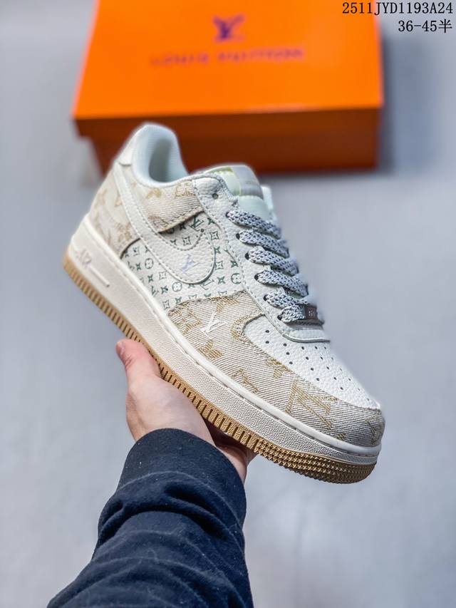 权志龙联名 海外限量发售！公司级Nike Air Force 1 ‘07 Low 空军一号 低帮 运动鞋 休闲鞋 折边针车 工艺难度大 原楦头原纸板 原装鞋盒