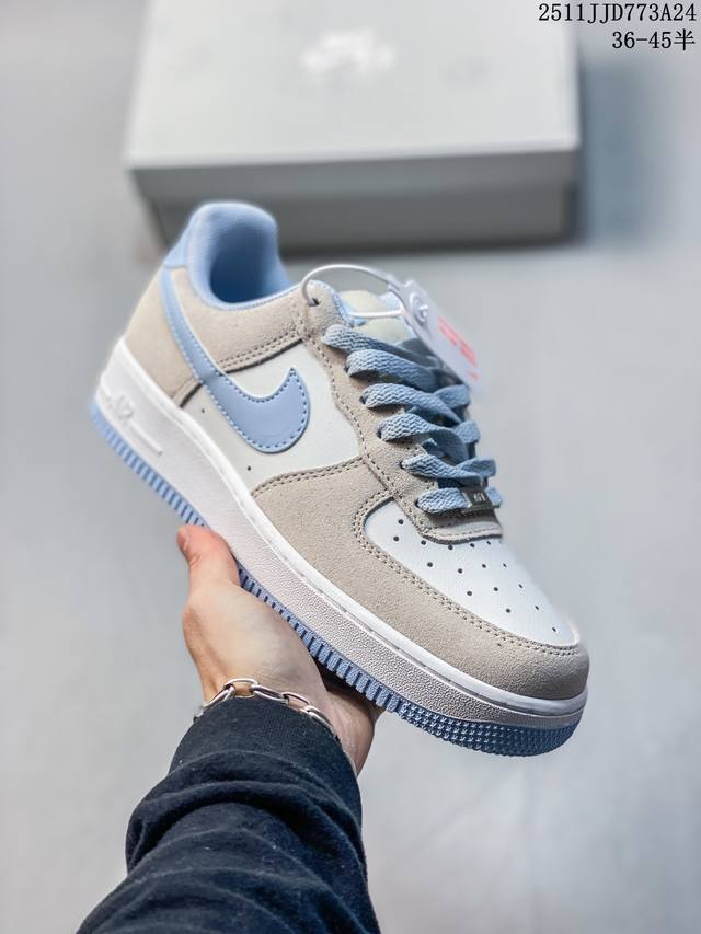 F1耐克 Nike Air Force 1 ‘07 Low 空军一号 小白鞋 厚底增高百搭运动板鞋 原楦头原纸板 打造纯正空军版型，专注外贸渠道 全掌内置蜂窝气