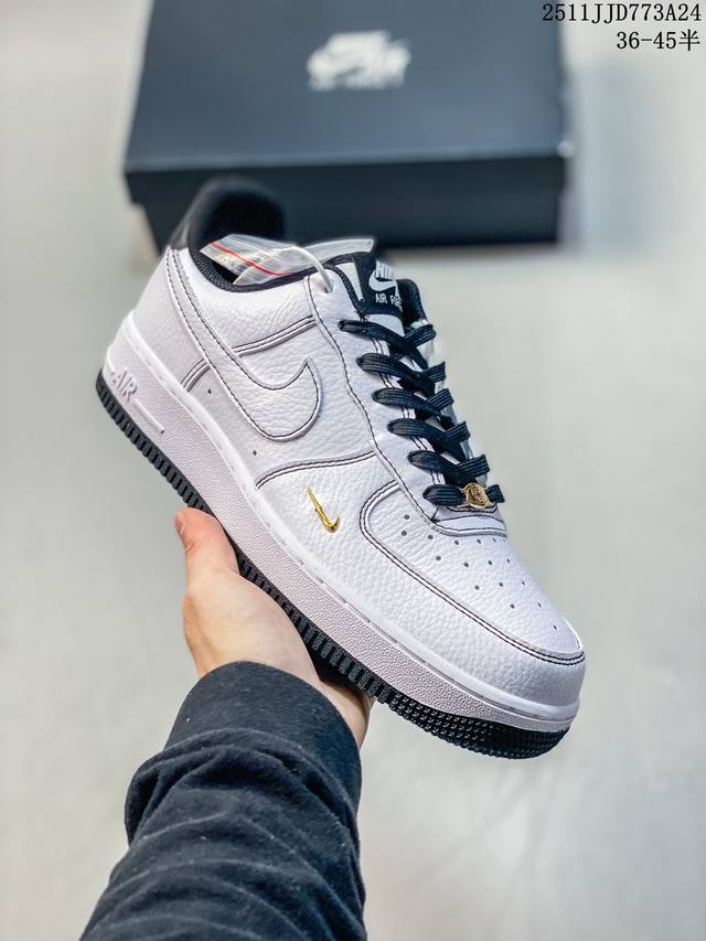 F1耐克 Nike Air Force 1 ‘07 Low 空军一号 小白鞋 厚底增高百搭运动板鞋 原楦头原纸板 打造纯正空军版型，专注外贸渠道 全掌内置蜂窝气