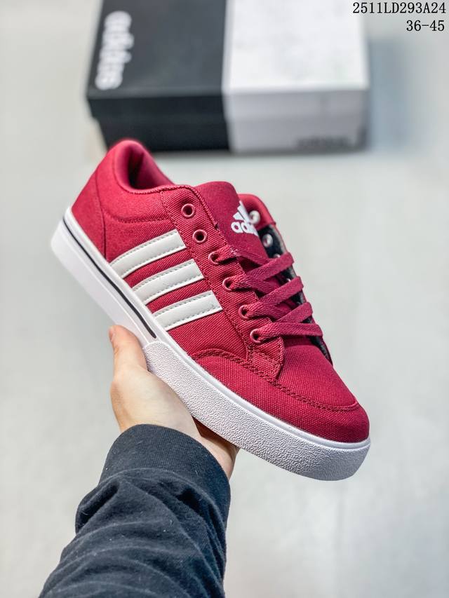 阿迪达斯 Adidas Gvp Canvas Str 三叶草布面时尚休闲板鞋 货号：B23999 尺码：36～45 编码：105916 11Ld293A24
