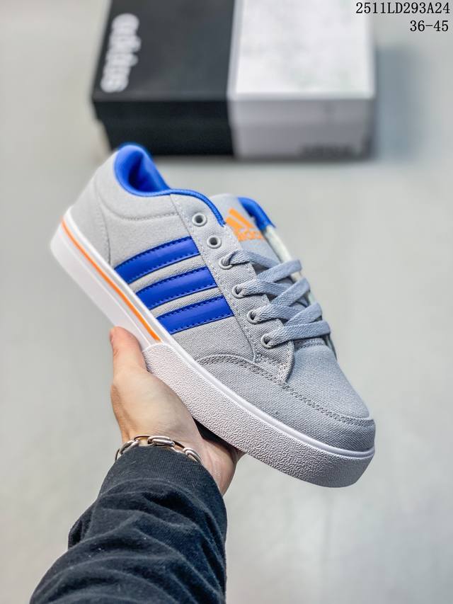 阿迪达斯 Adidas Gvp Canvas Str 三叶草布面时尚休闲板鞋 货号：B23999 尺码：36～45 编码：105916 11Ld293A24