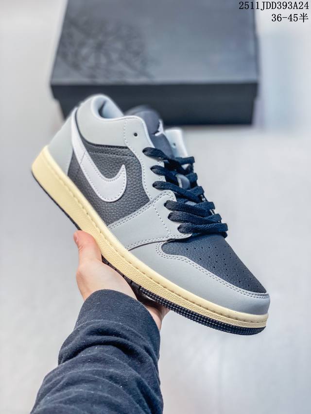 乔丹Air Jordan 1 Low Aj1低帮系列篮球鞋 官方同步配色 原装级产物 #拒绝公底 立体鞋型 细节完美 高清洁度 尺码：36-45半 编号：107