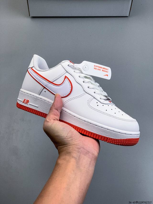 二层真标！耐克Nike Air Force 1 Low 空军一号低帮经典百搭休闲板鞋 1129702T17