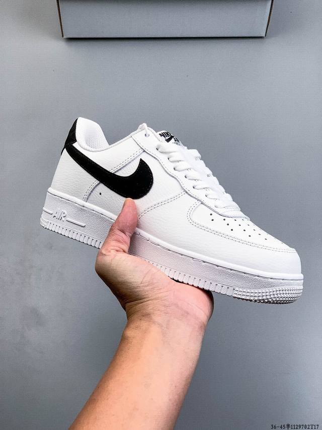 二层真标！耐克Nike Air Force 1 Low 空军一号低帮经典百搭休闲板鞋 1129702T17