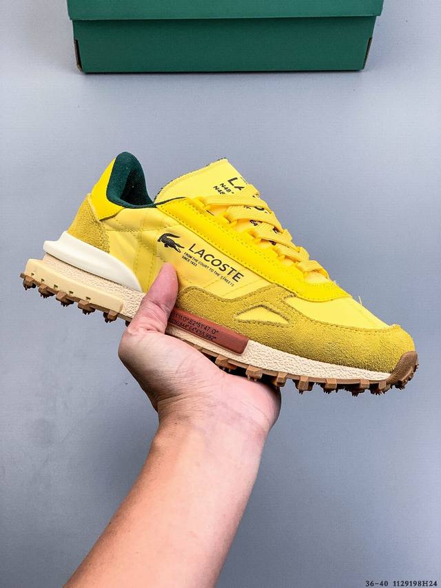 王一博同款 Lacoste法国鳄鱼25新款运动休闲鞋 1129198H24