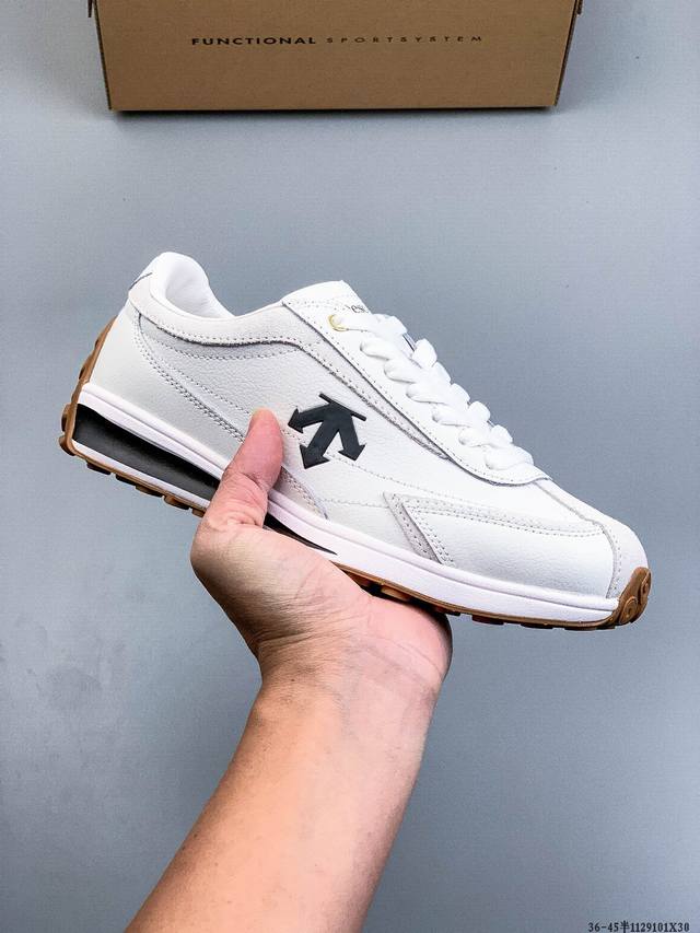 公司级！迪桑特Descente Chron Racer 舒适百搭 防滑耐磨 低帮 生活休闲鞋 1129101X30