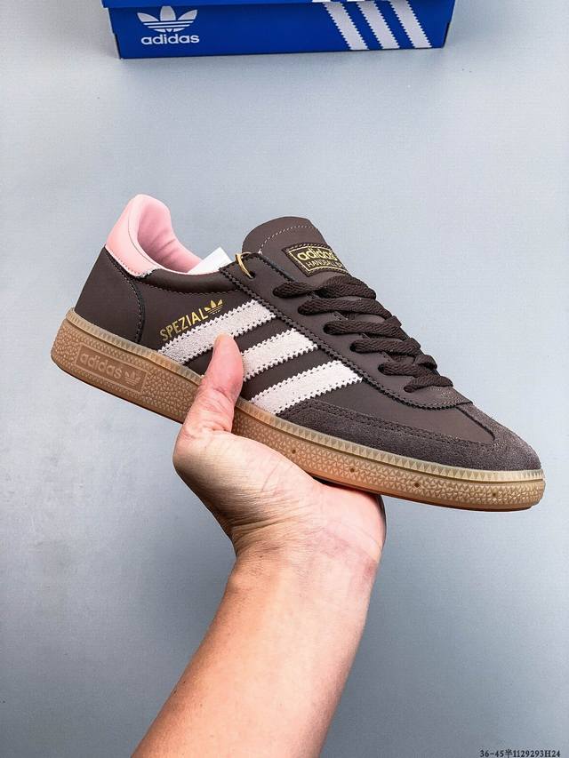 公司级！阿迪达斯 Adidas Handball Spezial时尚休闲板鞋 1129293H24