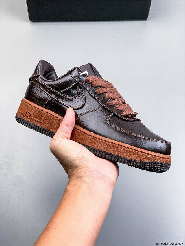 二层真标！耐克Nike Air Force 1 Low 空军一号低帮经典百搭休闲板鞋 1129156S22